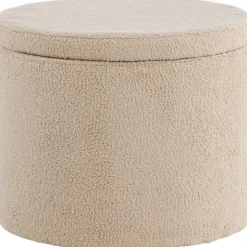 Jabar sittpuff - Beige teddy