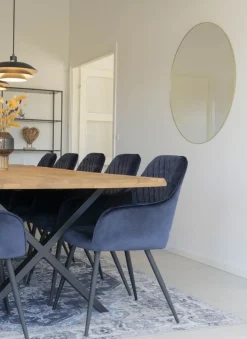 Jersey Spegel - Mässings imitation - Ø100