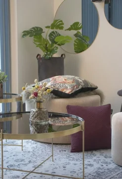 Jersey Spegel - Mässings imitation - Ø80