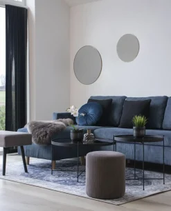 Jersey Spegel - Mässings imitation - Ø60