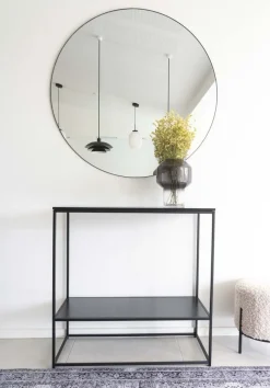 Jersey Spegel - Svart - Ø100