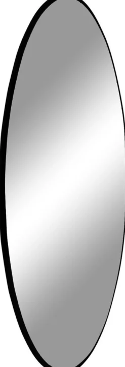 Jersey Spegel - Svart - Ø40 + Karta med möbeltassar på köpet!