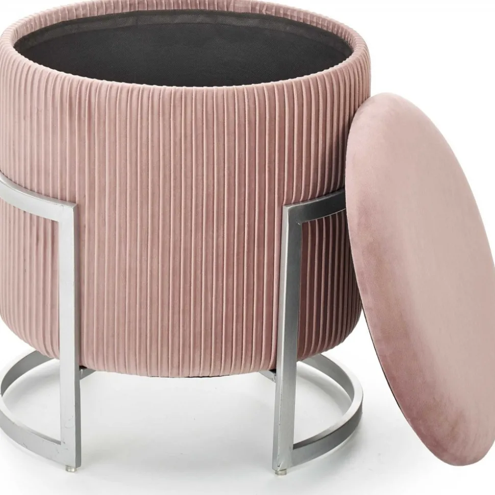 Jiminy sittpuff - Rosa + Textilrengöring för möbler