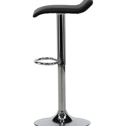 Jonna barstol - Svart/silver