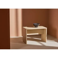 Juni soffbord 58 x 35 cm - Whitewash