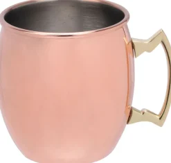 Kaffemugg i koppar och mässing