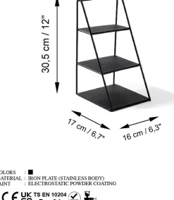 Kalimnos hylla - Svart