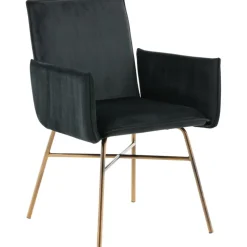 Kardinal karmstol - Svart/koppar