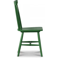 Karl grön pinnstol färgkod RAL6001 + Stolsdyna