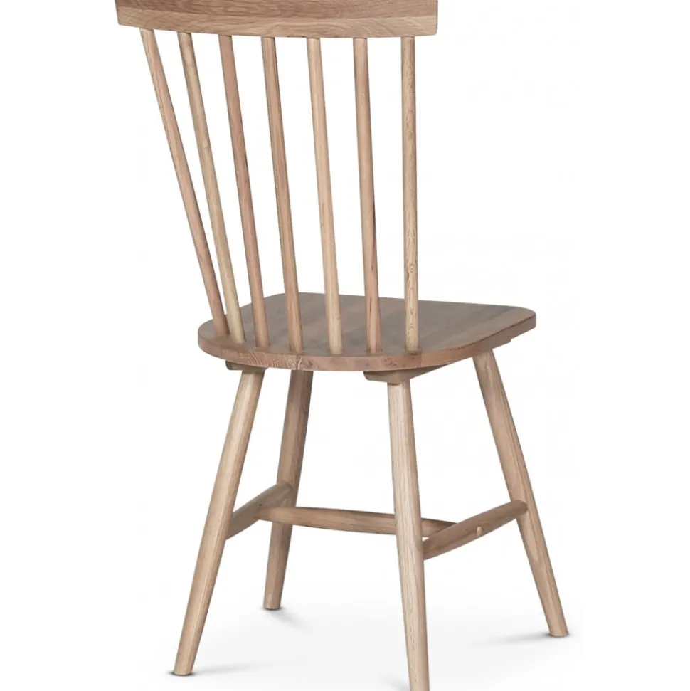 Karl pinnstol vitoljat trä + Stolsdyna