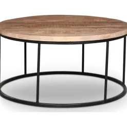 Karl runt soffbord Ø90 cm - Vintage + Fläckborttagare för möbler