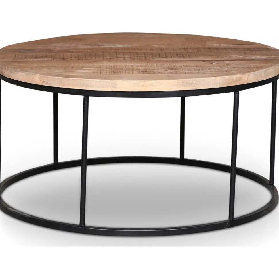 Karl runt soffbord Ø90 cm - Vintage + Fläckborttagare för möbler