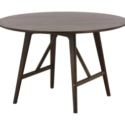Kaseindon matbord Ø100 cm - Mörkbrun