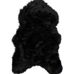 Katy fäll 60 x 90 cm - Svart fuskpäls