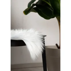 Katy fäll 60 x 90 cm - Vit fuskpäls