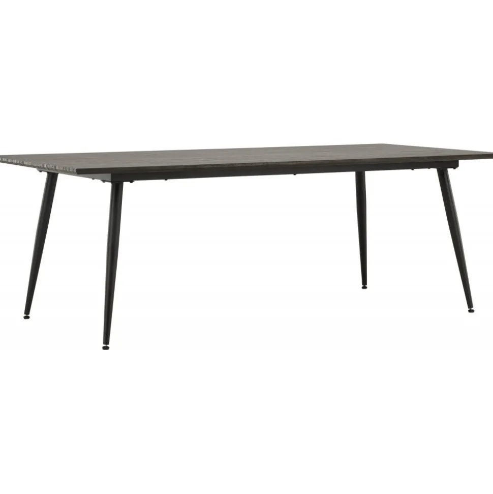 Keholmen matbord 220 x 100 cm - Svart/Brun