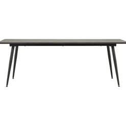 Keholmen matbord 220 x 100 cm - Svart/Brun