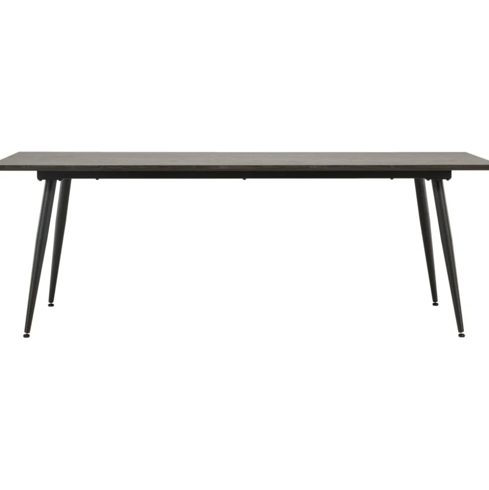 Keholmen matbord 220 x 100 cm - Svart/Brun