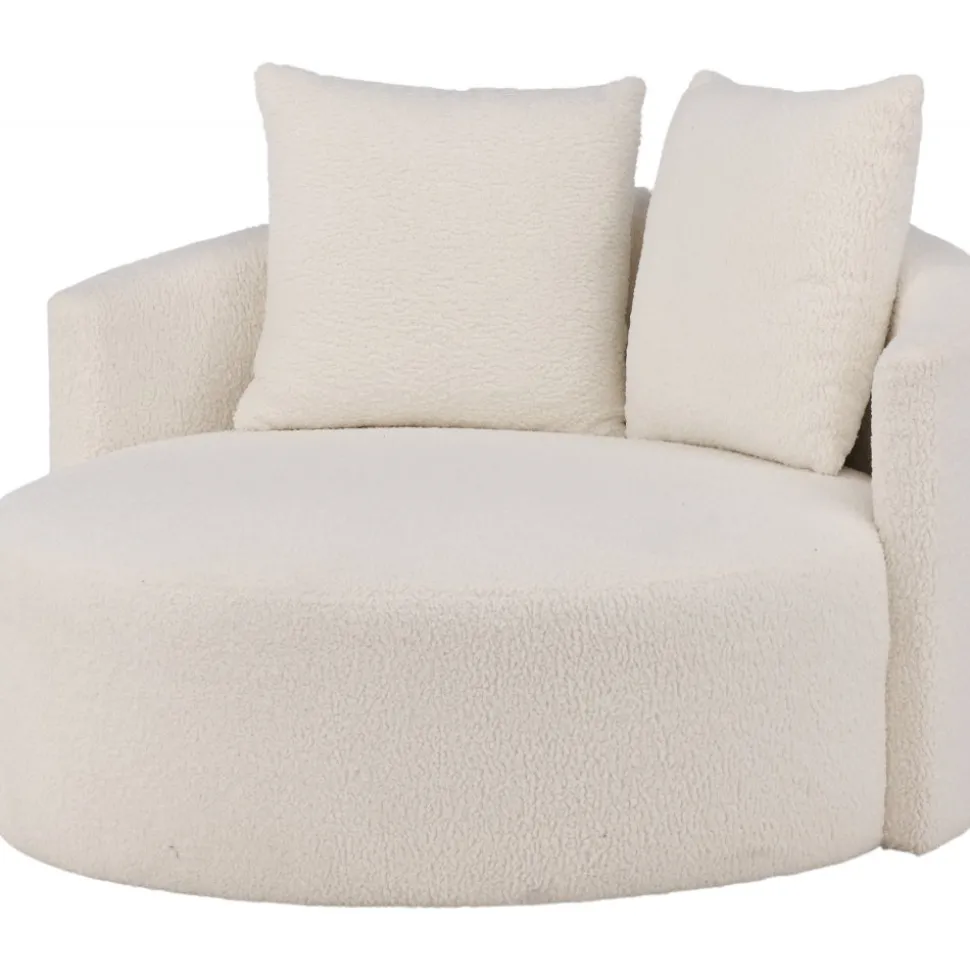 Kelso 2-sits soffa - Vit teddy