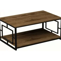 Kelvin soffbord 120 x 60 cm - Valnöt/svart