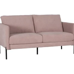 Kingsley 2,5-sits soffa i rosa sammet + Textilrengöring för möbler