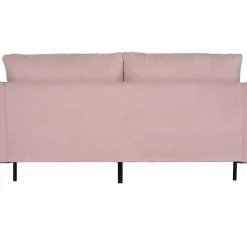 Kingsley 2,5-sits soffa i rosa sammet + Fläckborttagare för möbler