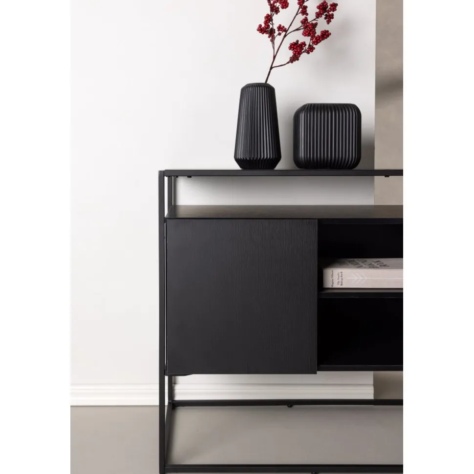 Kingsport avlastningsbord 120 x 45 cm - Svart