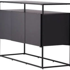 Kingsport avlastningsbord 120 x 45 cm - Svart