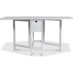 Klaffbord vitt med låda 150/90/30 x 80 cm - Sandhamn + Textilrengöring för möbler