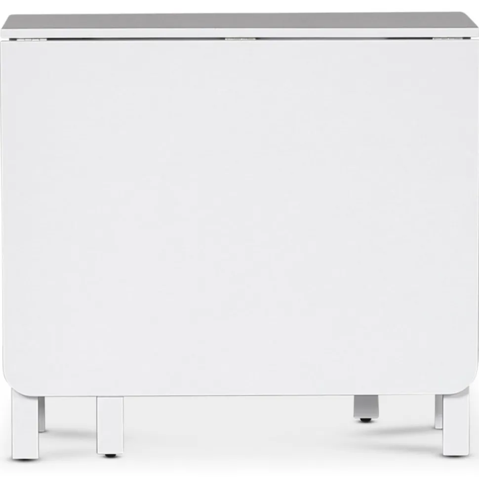 Klaffbord vitt med låda 150/90/30 x 80 cm - Sandhamn + Möbeltassar