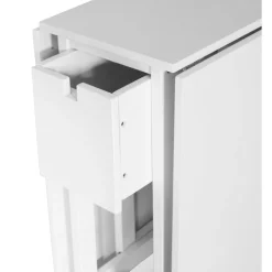 Klaffbord vitt med låda 150/90/30 x 80 cm - Sandhamn + Möbeltassar