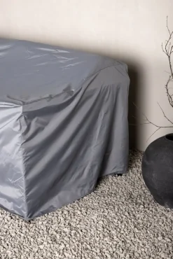 Klas möbelskydd för hörnsoffor 254/254 x 90 cm - Grå + Rengöringsmedel för utemöbler