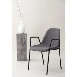 Klädesholmen matstol - Svart/mörkgrå