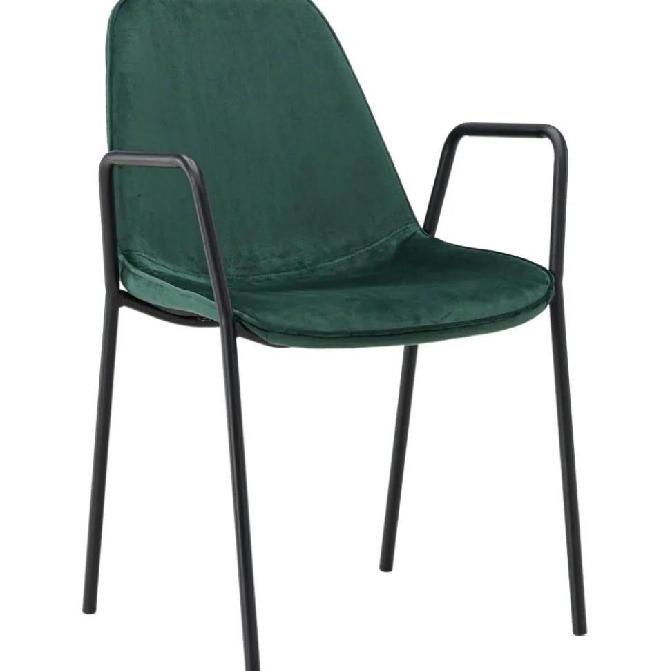 Klädesholmen matstol - Svart/mörkgrön