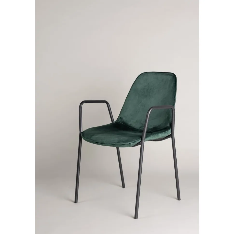 Klädesholmen matstol - Svart/mörkgrön