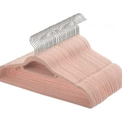 Klädgalge rosa 50-pack