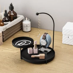 Knidos dekorationsfat - Svart