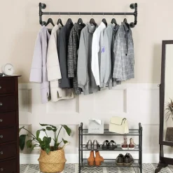 Kommendör klädstång - Svart