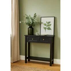 Konsolbord Bristol svart - 80 cm