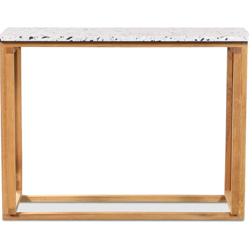 Konsolbord Ek med stenskiva 100 cm bred