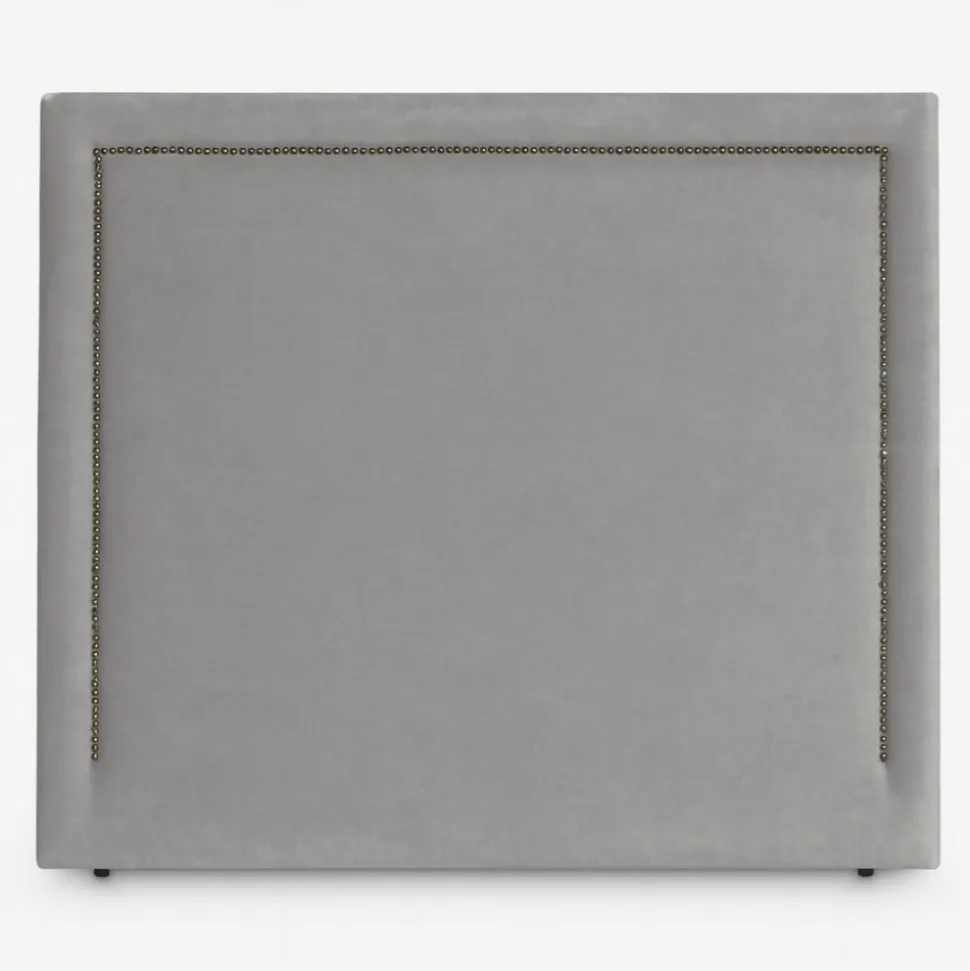 Kontinentalsäng Hilton Deluxe 160x200 cm - Grå sammet