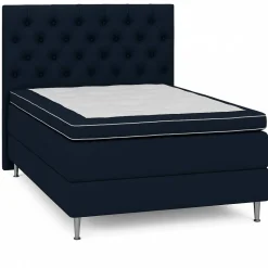 Kontinentalsäng 120x200 cm med gavel - Mörkblå - Dream