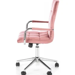 Kontorsstol Regan - Rosa sammet