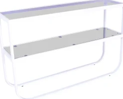 Korsbacken konsolbord - Vit/grå