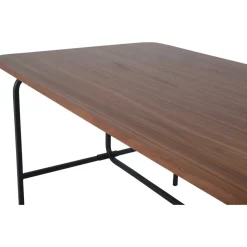 Kotte matbord 200 cm - Svart/valnöt