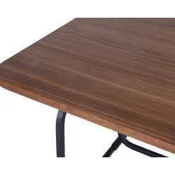 Kotte matbord 200 cm - Svart/valnöt