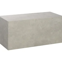 Kuben soffbord beige marmorfolie 110 x 50 cm + Möbeltassar