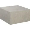 Kuben soffbord beige marmorfolie 80 x 80 x 40 cm