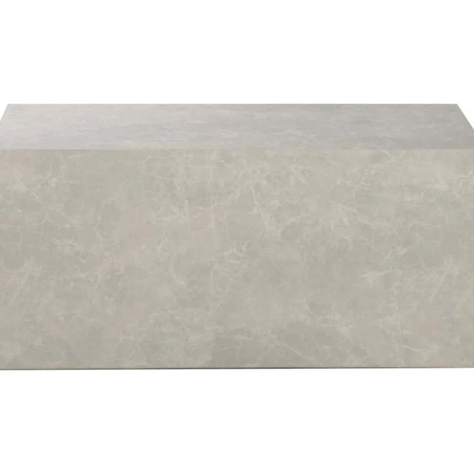 Kuben soffbord beige marmorfolie 110 x 50 cm + Textilrengöring för möbler