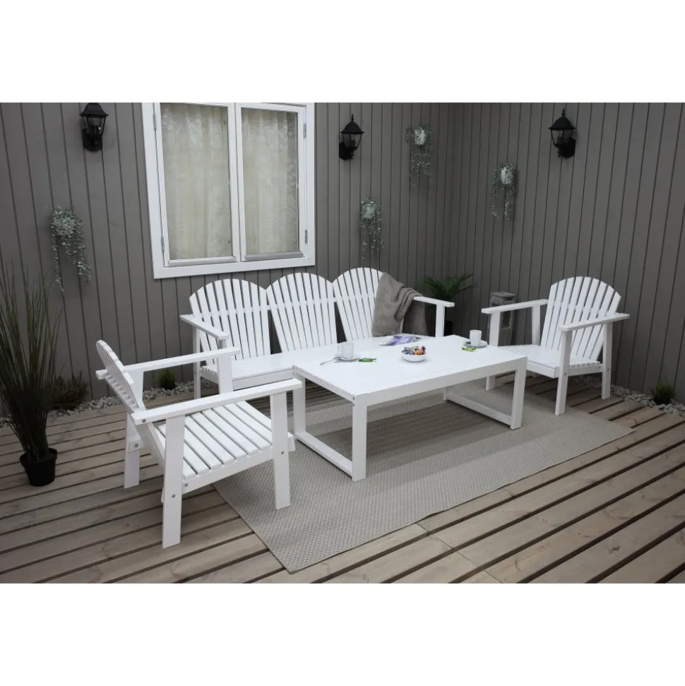 Kungshamn utemöbelgrupp - Vit